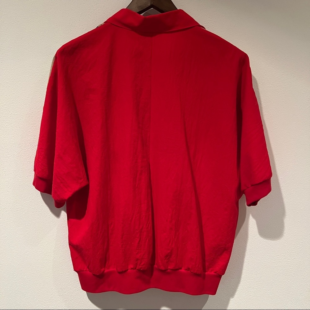 Vintage Bon Worth Half Sleeve Three Button Front Top - Picture 6 of 6